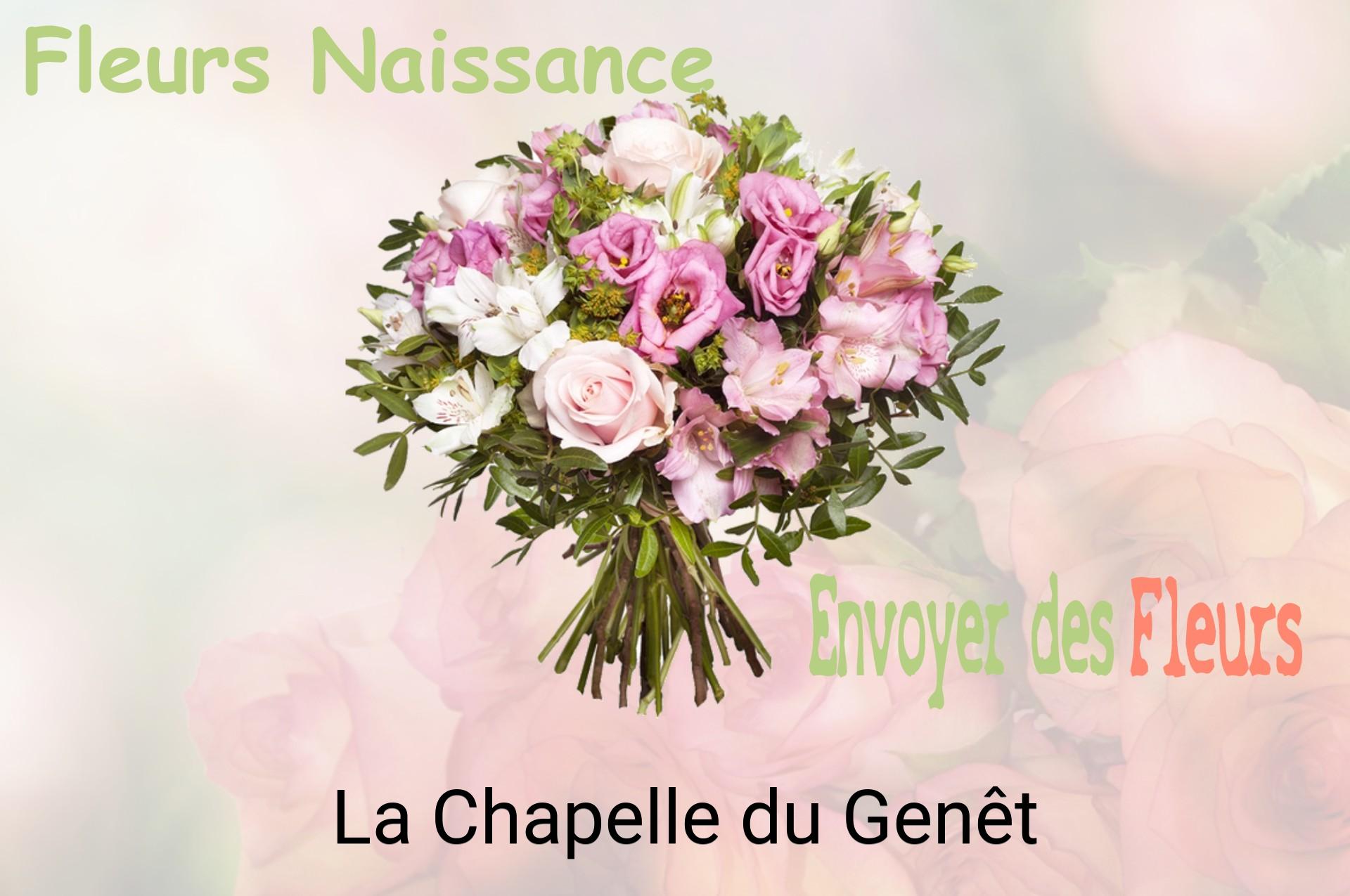 Bouquet de fleurs de naissance livré à La Chapelle-du-Genêt