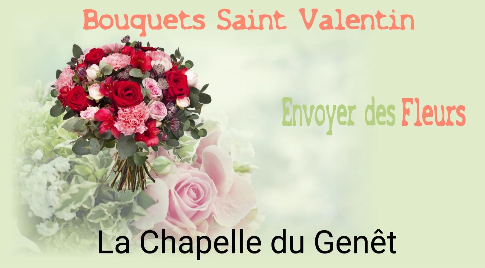 Roses de Saint-Valentin livrées à La Chapelle-du-Genêt